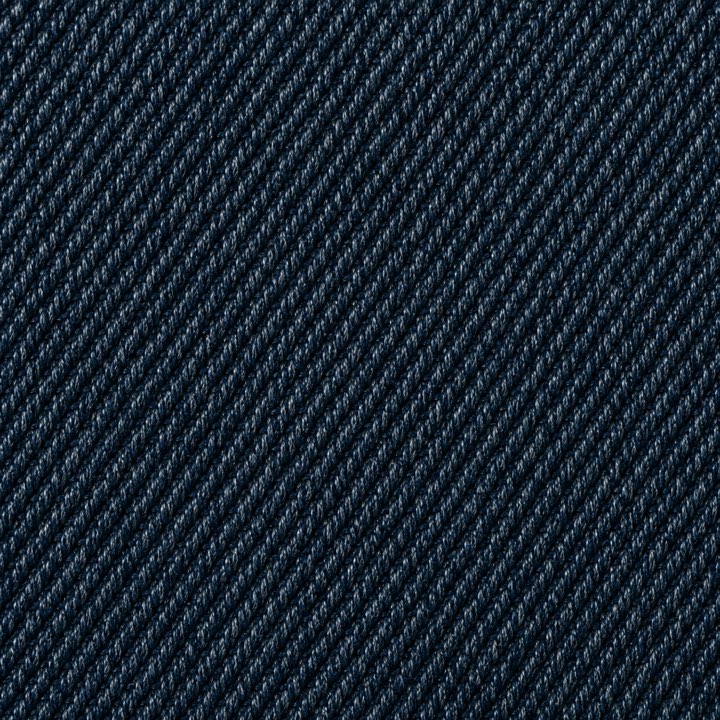 Indigo cotton twill, close up